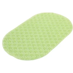 Tappeto antiscivolo vasca Solid verde trasparente