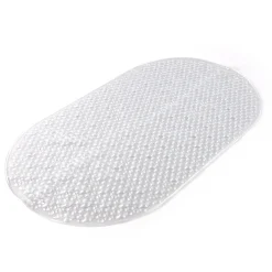 Tappeto antiscivolo vasca Solid trasparente