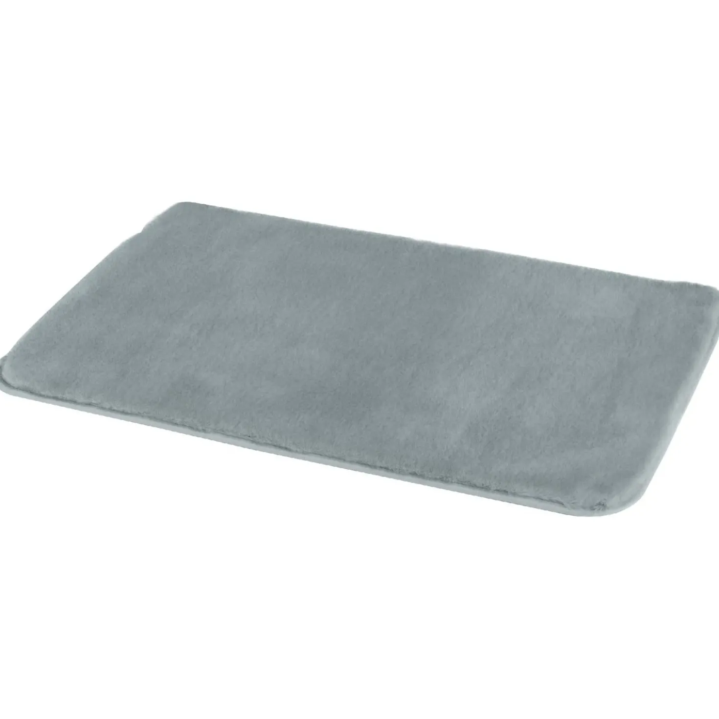 Tappeto bagno Fuzzy 50x80 cm grigio