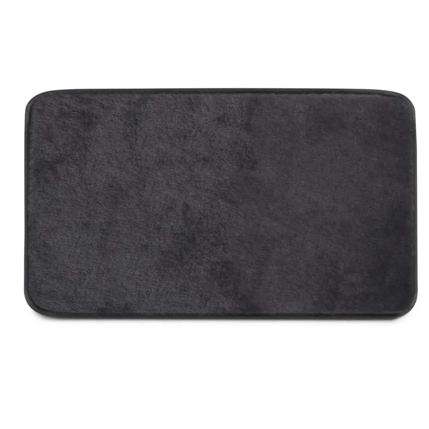 Tappeto bagno Fuzzy 50x80 cm nero