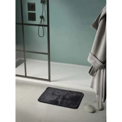 Tappeto bagno Fuzzy 50x80 cm nero
