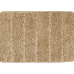 Tappeto bagno in microfibra Wenko Steps 60x90 cm color sabbia