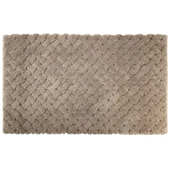 Tappeto bagno Intreccio 60x100 cm color visone