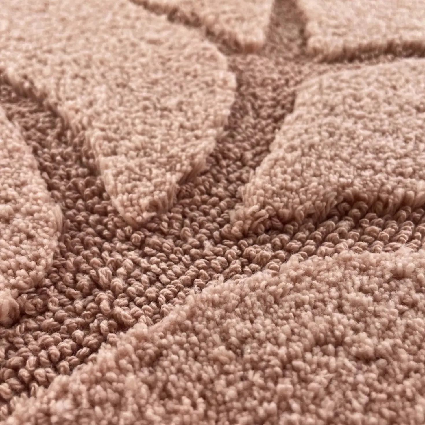 Tappeto bagno Magnolia 55x100 cm color Rosa Agé