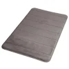 Tappeto bagno memory 50x80 cm grigio scuro