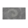 Tappeto bagno rettangolare Elizabeth 55x90 cm grigio