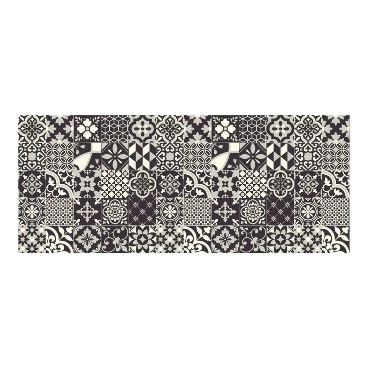 Tappeto Boho Chic in PVC 50x120cm con decori assortiti