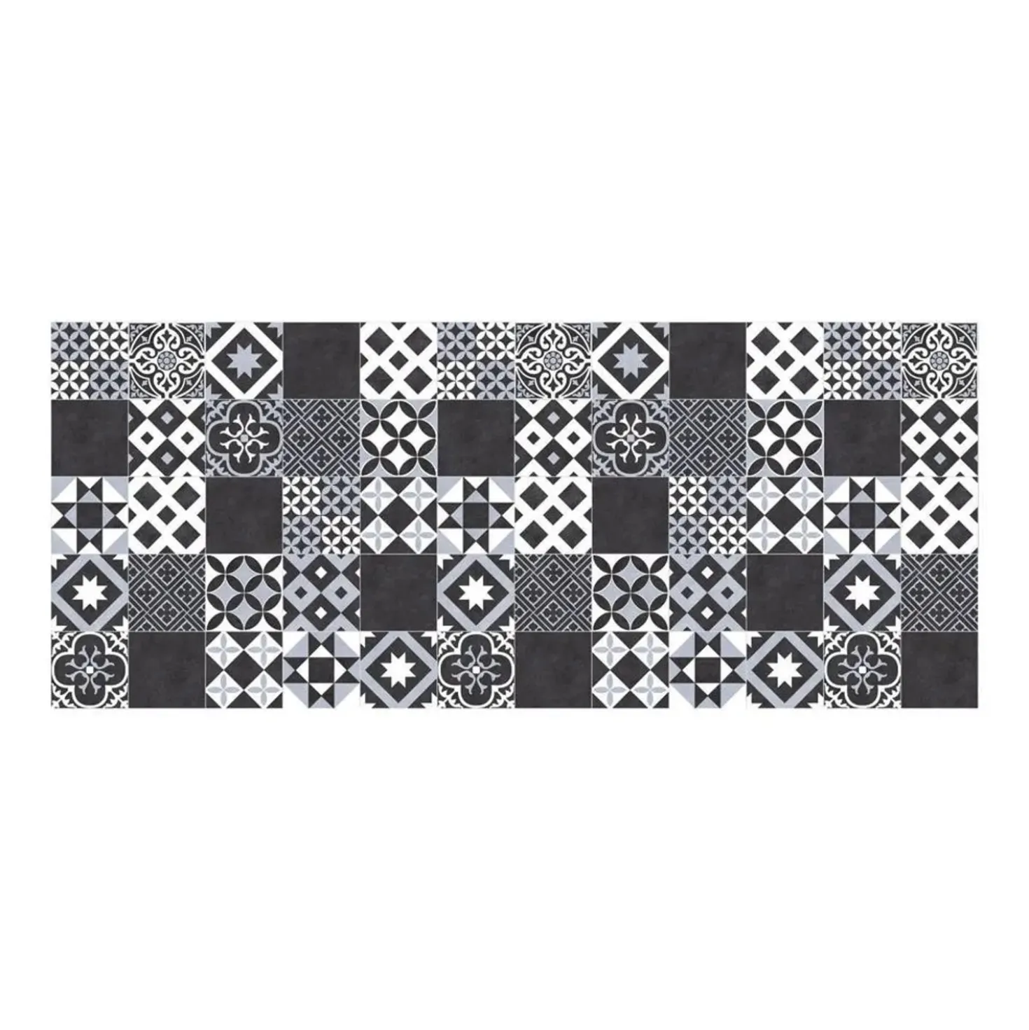 Tappeto Boho Chic in PVC 50x120cm con decori assortiti