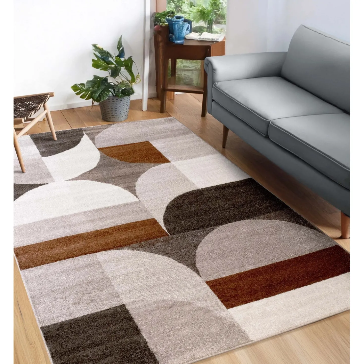 Tappeto Brooklyn marrone 160x230 cm