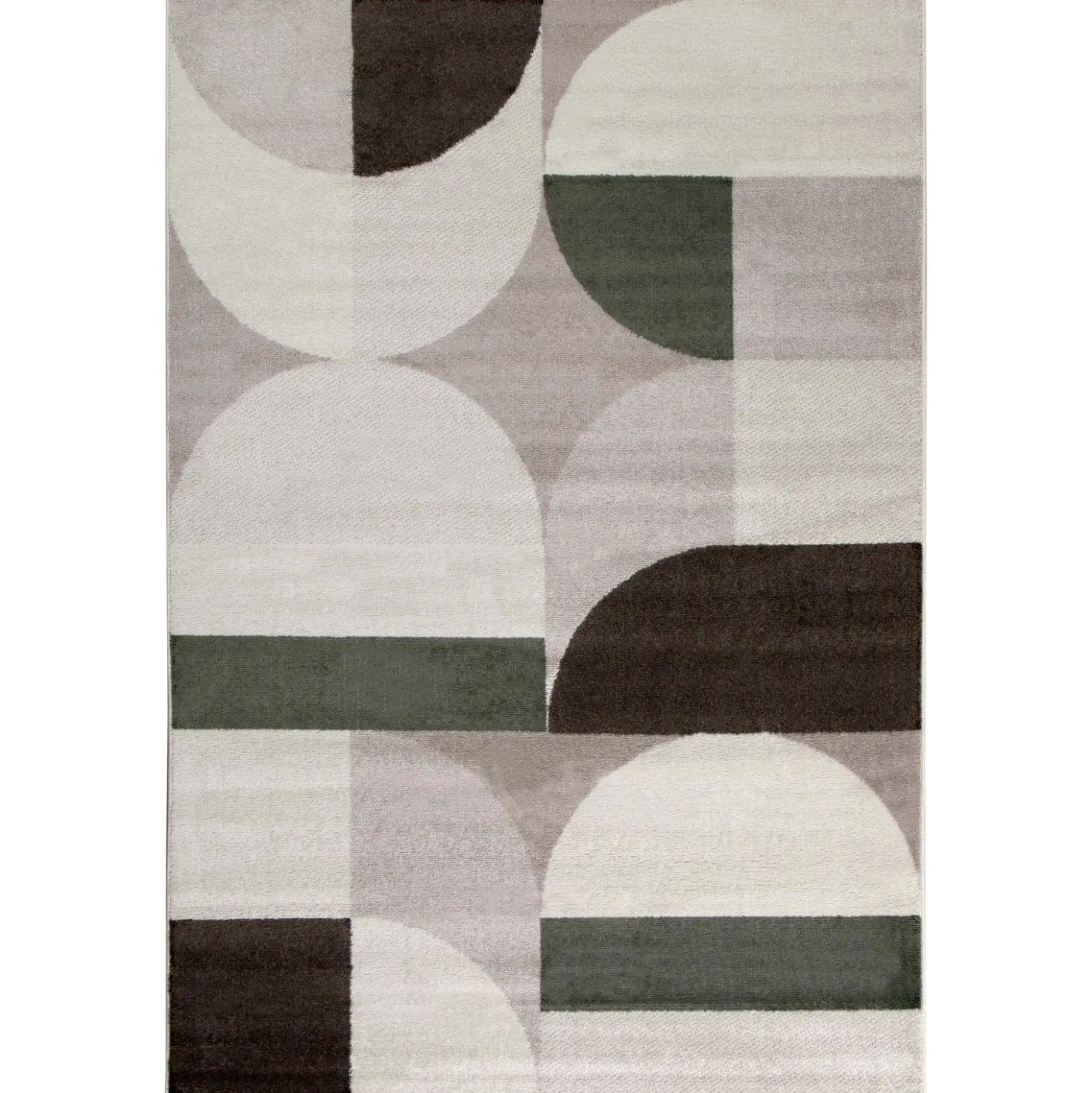 Tappeto Brooklyn verde-marrone 133x190 cm