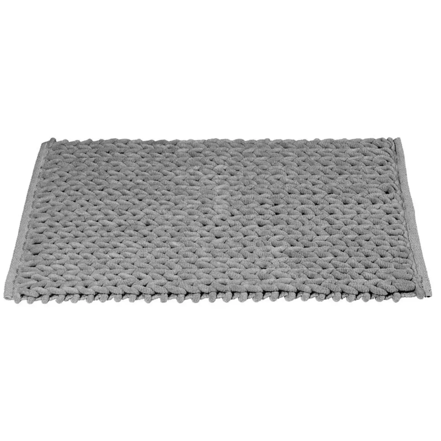 Tappeto da bagno antiscivolo Arson 50x80 cm grigio