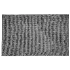 Tappeto da bagno Chenille 50x80 cm grigio antracite