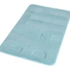Tappeto da bagno Memory azzurro chiaro con scritta Bath