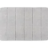 Tappeto da bagno Steps in microfibra 60x90 cm grigio chiaro