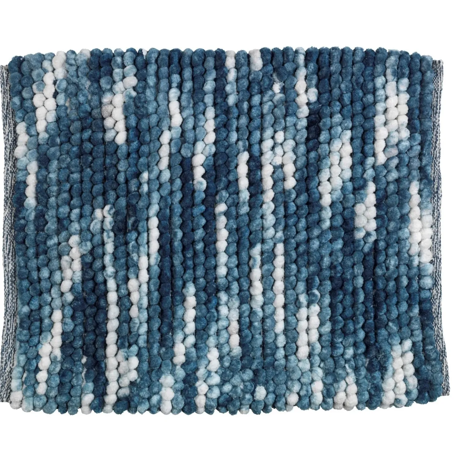 Tappeto da bagno Urdu 55x65 in microfibra blu
