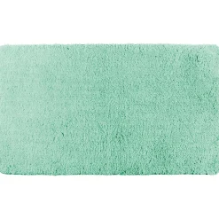 Tappeto da bagno Wenko Belize in microfibra turchese 60x90 cm