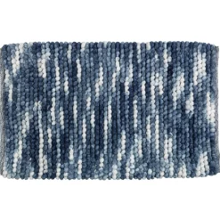Tappeto da bagno Wenko Urdu blu poliestere 60x90 cm blu