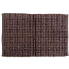 Tappeto in cotone marrone Jaquard 60 x 110 cm