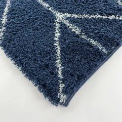 Tappeto in cotone 60x110 cm Denim