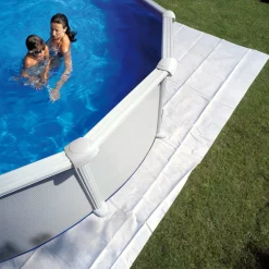 Tappeto in poliestere per piscina ovale 610x375 625x400 cm