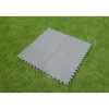 Tappeto protettivo per sotto piscina Bestway 50x50 cm grigio 9 pz