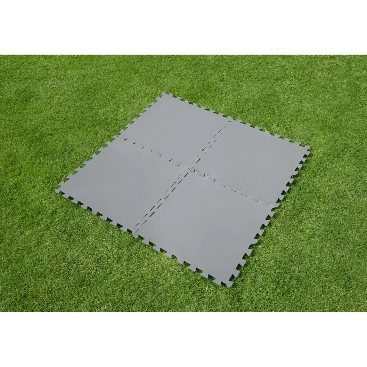 Tappeto protettivo per sotto piscina Bestway 50x50 cm grigio 9 pz