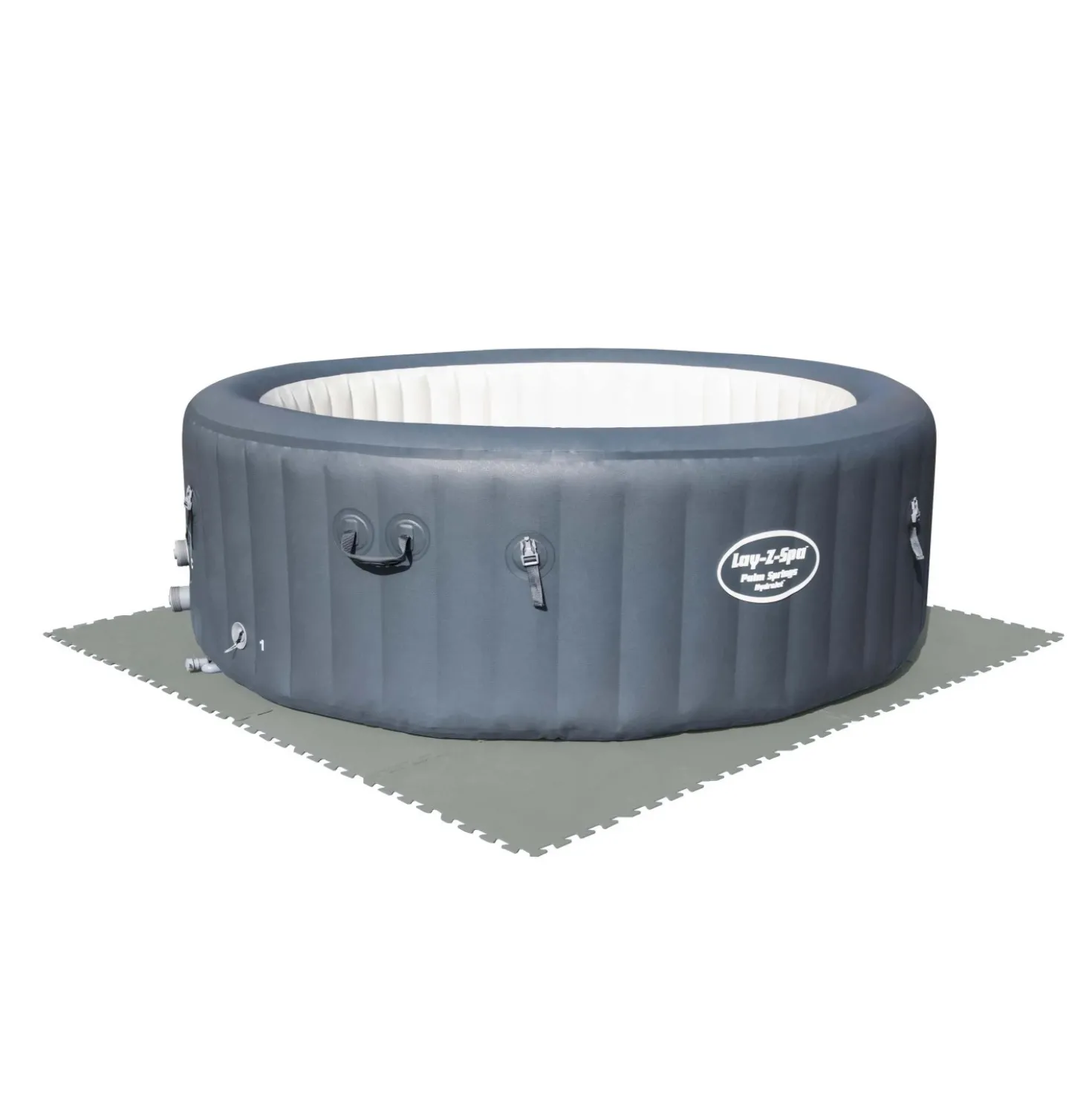 Tappeto protettivo per sotto piscina Bestway 50x50 cm grigio 9 pz