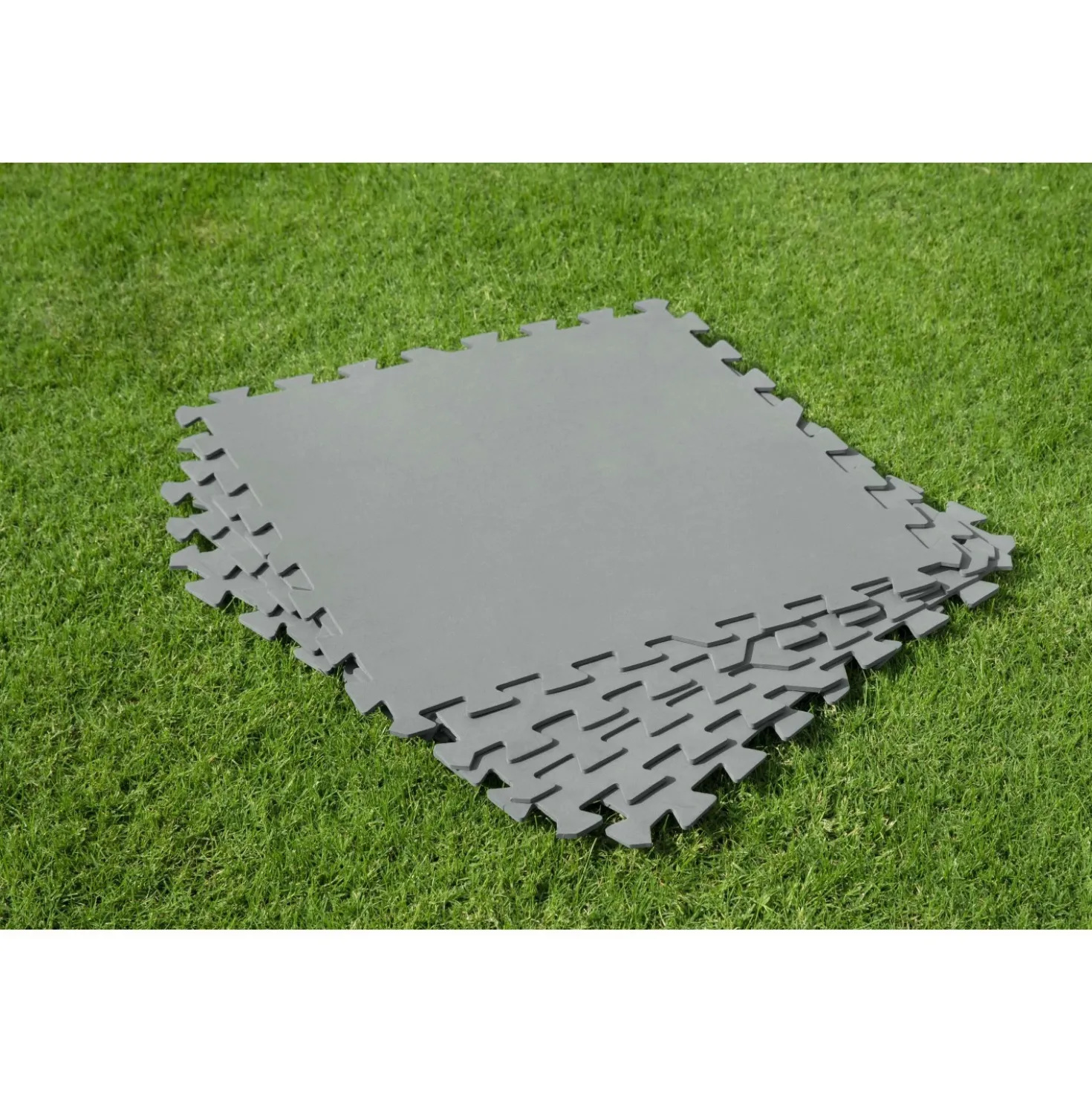 Tappeto protettivo per sotto piscina Bestway 50x50 cm grigio 9 pz