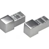 Tappi per profilo alluminio Arcansas Cubalu 10 mm argento lucido 2 pz