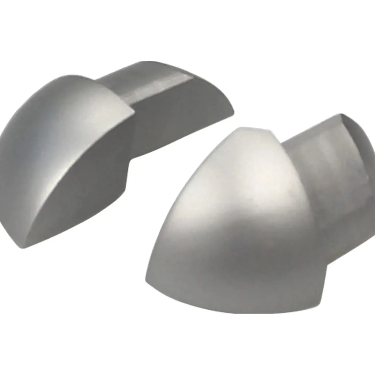 Tappi per profilo alluminio Arcansas Rondalu 12 mm argento satinato 2 pz