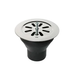 Tappo con Griglia in Acciaio Inox a Espansione Ø 100 mm