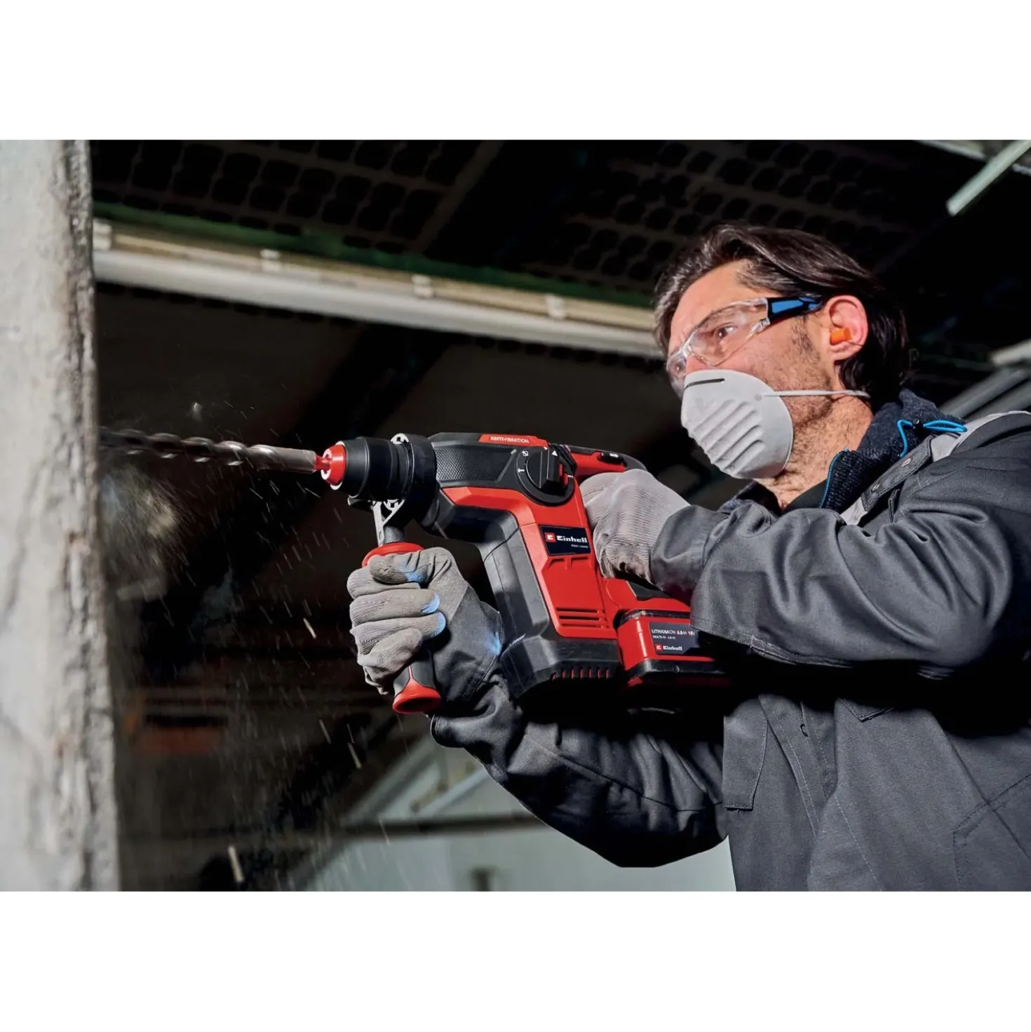 Tassellatore a batteria Einhell TP-HD 18/26 Li BL 18 V - solo corpo macchina