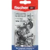 Tassello con collarino in acciaio Fischer Ø 22 mm 4 pz