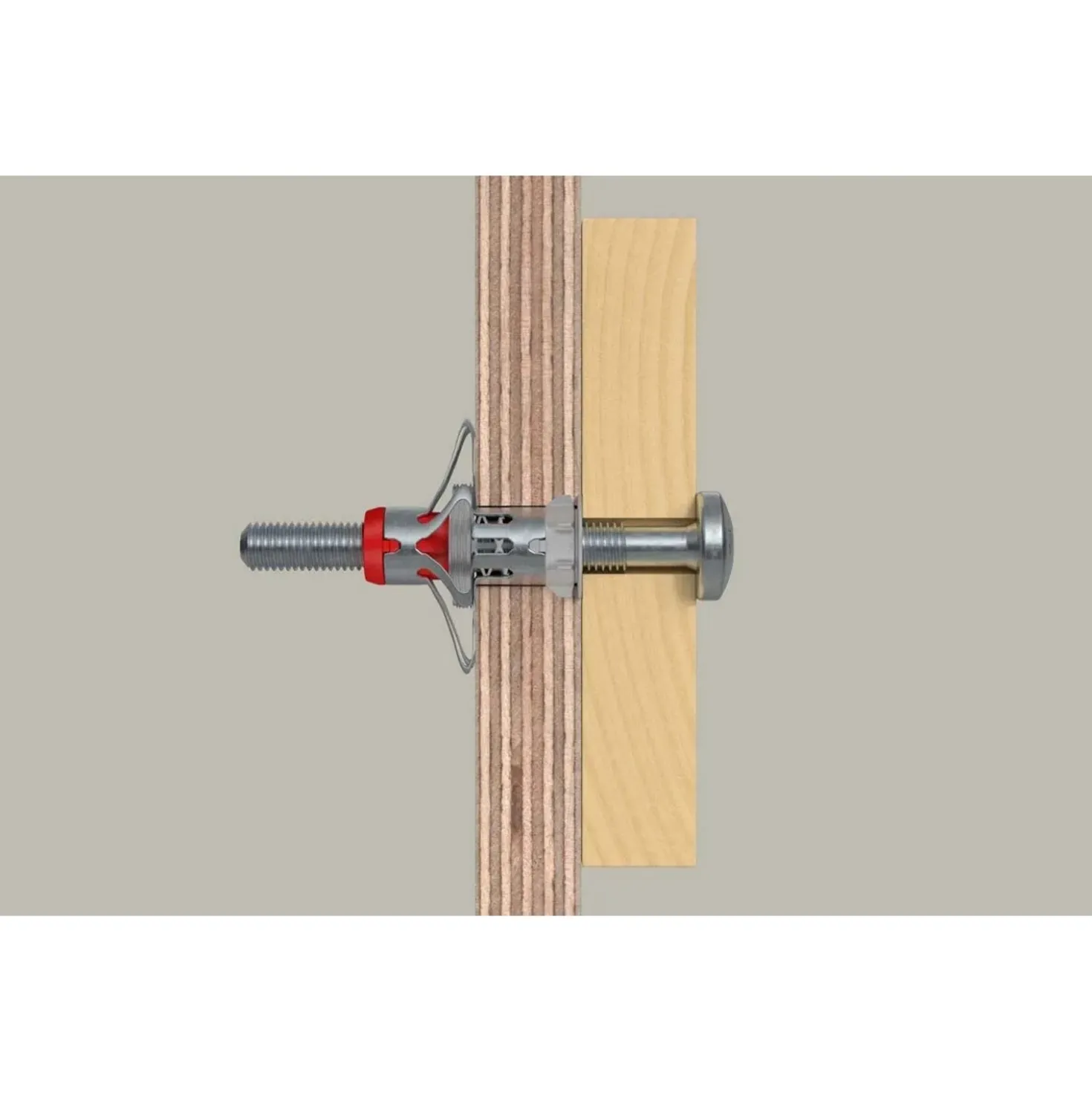 Tassello Fischer DuoHM 6x55 con vite foro Ø12 mm 4 pz confezione