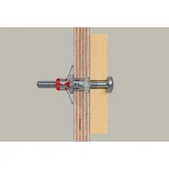 Tassello Fischer DuoHM 5x55 con vite foro Ø10 mm 4 pz confezione