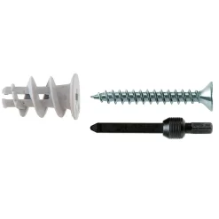 Tassello per cartongesso Fischer GK con vite Ø 4-5 mm 5 pz