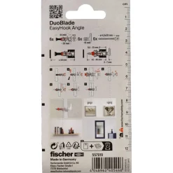 Tassello per cartongesso Fischer DuoBlade EasyHook 6 pz