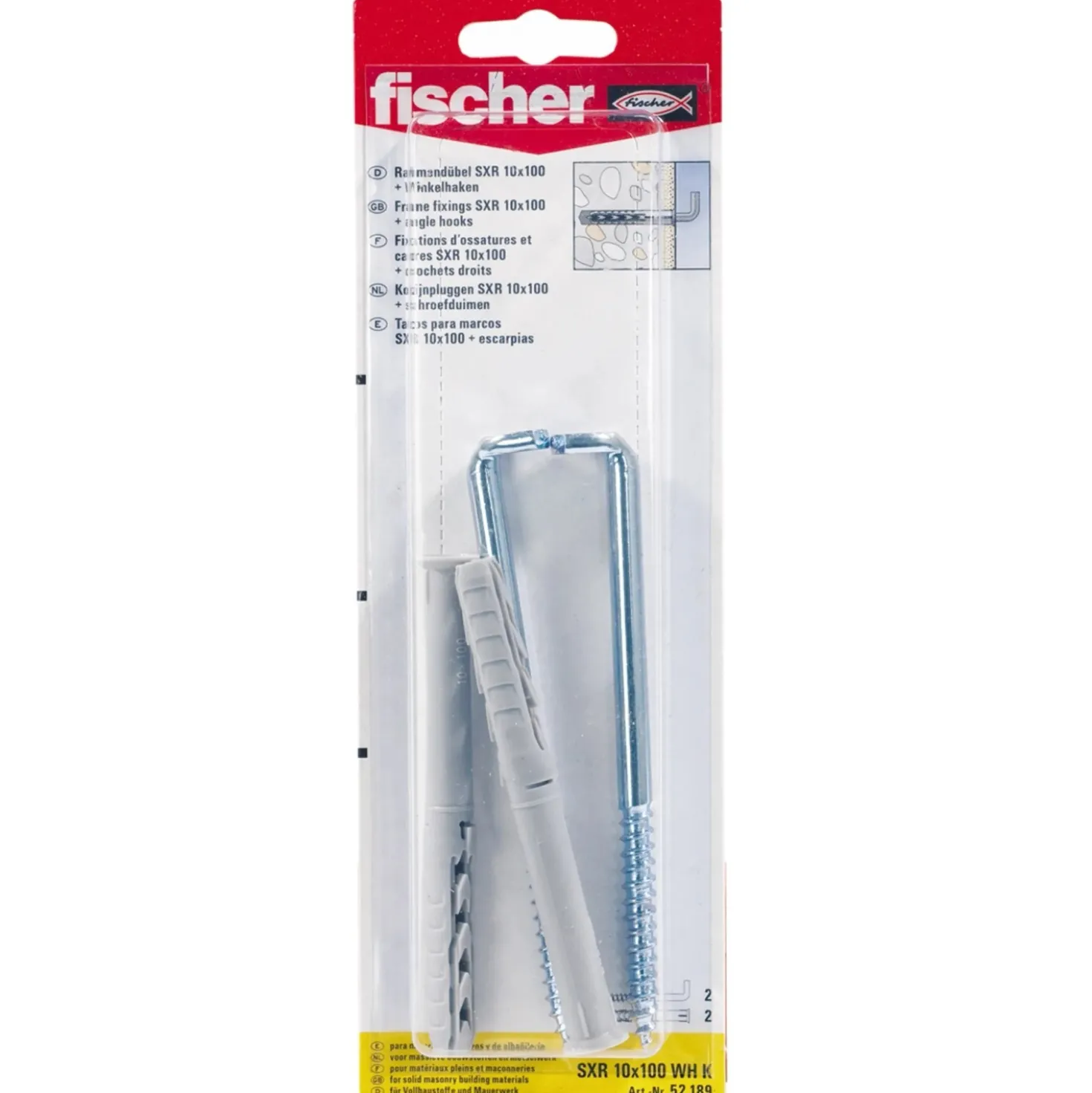 Tassello prolungato Fischer SXR Ø 10 mm 2 pz