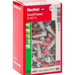 Tassello universale DuoPower con vite Ø 8 mm 50 pz