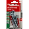 Tassello universale DuoPower Ø 12 mm 2 pz