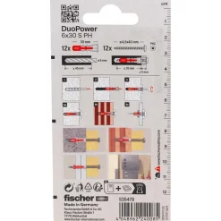 Tassello universale Fischer DuoPower 6x30 S PH