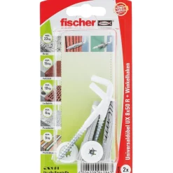 Tassello universale Fischer UX Ø 8 mm 2 pz