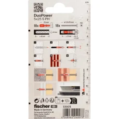 Tassello universale Fischer DuoPower 5x25 S PH