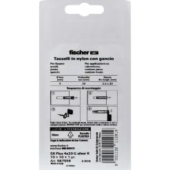 Tassello universale in nylon Fischer SX Ø 4 mm 10 pz