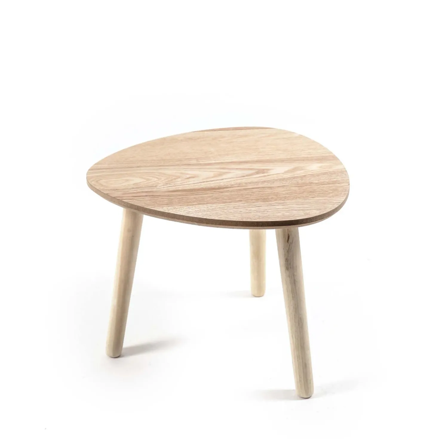 Tavolino in legno naturale 39x39x32 cm
