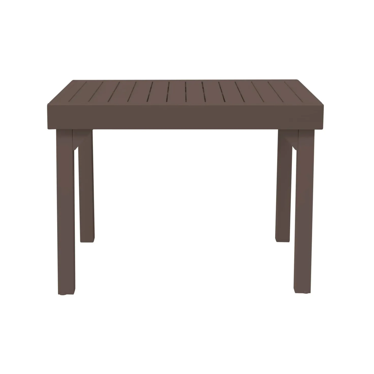Tavolo allungabile da balcone in alluminio chocolate 106/212x75 cm