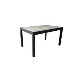 Tavolo allungabile da giardino in alluminio 135/270x90xH75 cm