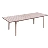 Tavolo allungabile da giardino Tenerife in metallo e plastica 180-240x90x76 cm