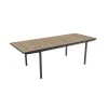 Tavolo allungabile da giardino Porto Nova 160 162-233x94x75 cm nero