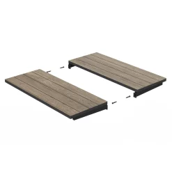 Tavolo allungabile da giardino Porto Nova 160 162-233x94x75 cm nero
